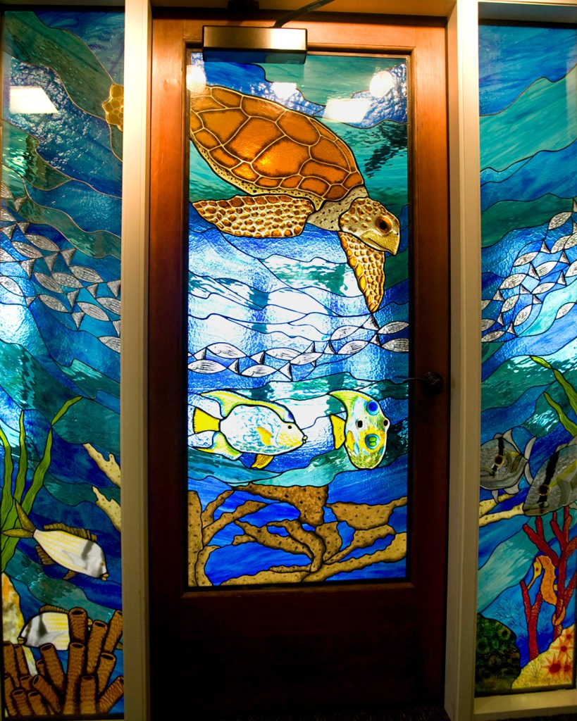 Interior artwork in Dr. Robert L. Burns, DMD office